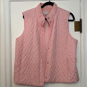 Calvin Klein Light Pink Quilted Vest